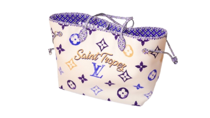 Louie Vuiton Saint Tropez Bag Large White LV Monogram